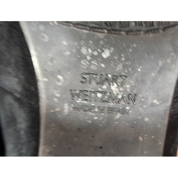 Stuart Weitzman Clinger Black Suede Booties - Size 9.5 M - Picture 11 of 15